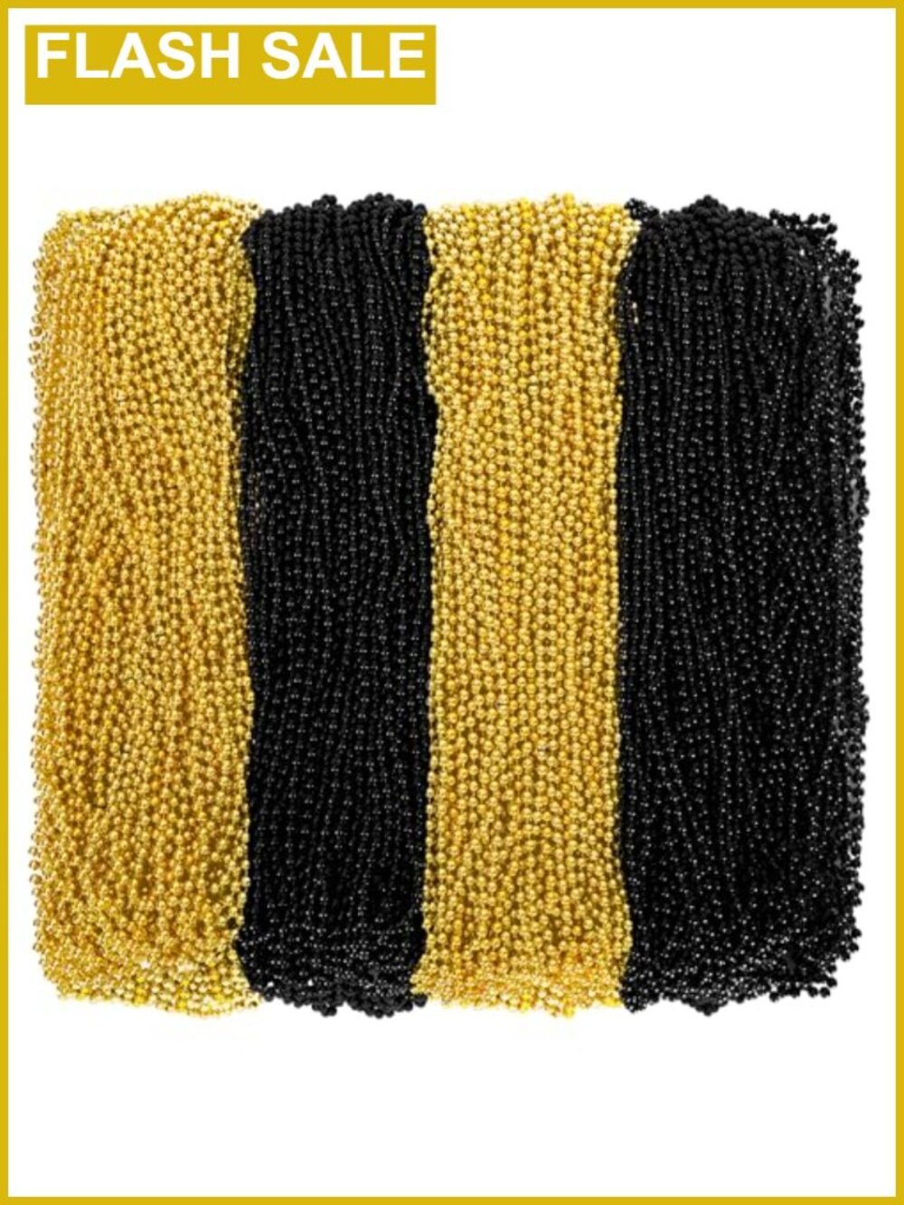 300 Pc Bead Necklaces 33" Plastic Mardi Gras Party Favors
